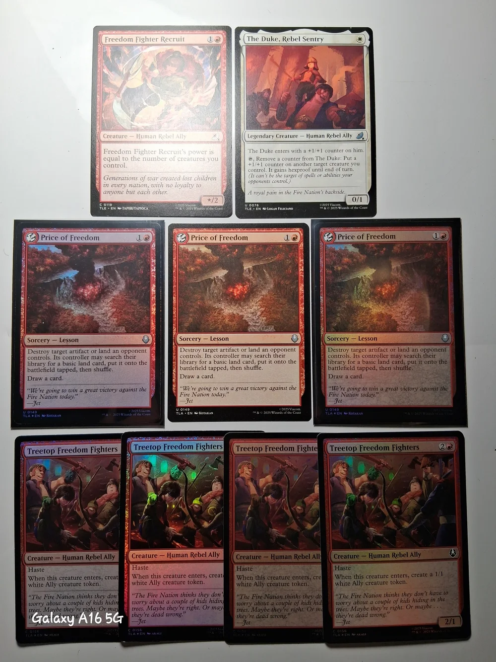 35 Card MTG Avatar Rebel Ally Lot Foil Heavy Smellerbee Jet Longshot EX/LP